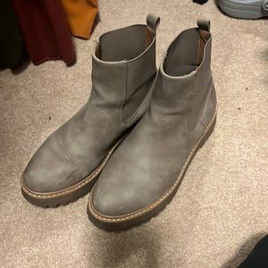 Taupe Dolce Vita Lug Ankle Boots